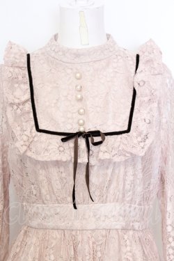 画像2: Ank Rouge / レースロングクラシックワンピース M ベージュ O-25-07-18-072-CA-OP-OW-OS