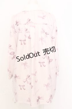 画像4: Ank Rouge / Favorite Ribbonシャツワンピース M ピンク O-25-07-18-077-CA-OP-OW-OS