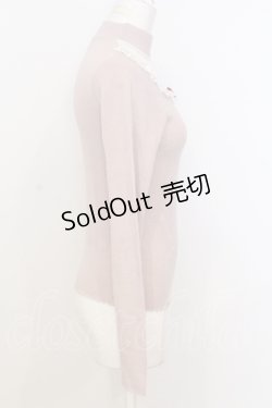 画像2: Ank Rouge / チュール切り替えテレコニット M ピンク O-25-07-18-095-CA-TO-OW-OS