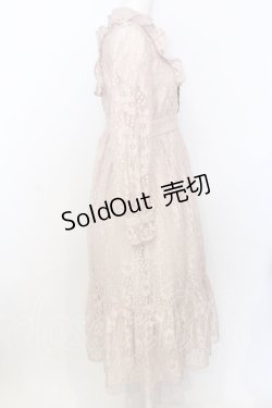 画像2: Ank Rouge / レースロングクラシックワンピース M ベージュ O-25-07-18-106-CA-OP-OW-OS