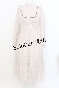画像3: Ank Rouge / レースロングクラシックワンピース M ベージュ O-25-07-18-106-CA-OP-OW-OS