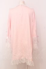 画像4: Nile Perch / お花レース切り替えカットワンピース  ピンク O-25-07-18-001-LO-OP-OW-ZT468 (4)