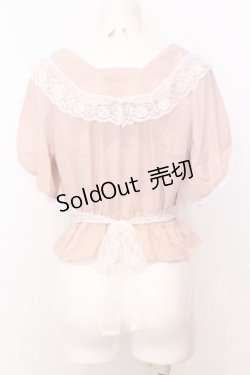 画像3: Honey Cinnamon / タックレースブラウス  ピンク O-25-07-18-013-LO-BL-OW-OS