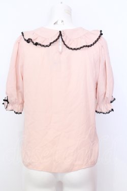 画像3: Honey Cinnamon / レース配色プルブラウス F ピンク O-25-07-18-014-LO-BL-OW-OS