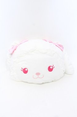 画像1: BABY,THE STARS SHINE BRIGHT / うさくみゃちゃんのもちもちクッション  シロ×ピンク O-25-07-19-001-BA-ZA-IG-OS