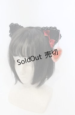 画像1: BABY,THE STARS SHINE BRIGHT / 星ネコちゃんのネコミミカチューシャ  クロ O-25-07-19-041-BA-AC-IG-OS