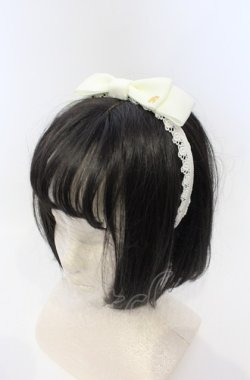 画像1: Innocent World / ミニバラレースカチューシャ  アイボリー O-25-07-19-046-IW-AC-IG-OS