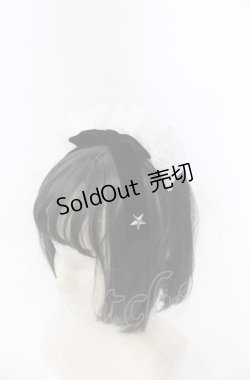 画像1: Angelic Pretty / Holyリボンメイドカチューシャ  シロ×クロ O-25-07-19-048-AP-ZA-IG-ZT487-F001