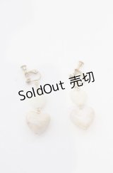 LOLITAその他 / ハートイヤリング  ゴールド×レッド O-25-07-19-052-LO-AC-OW-ZT169-F001