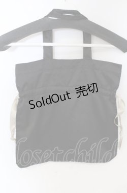 画像2: an another angelus / ロゴ刺繍サテントートバッグ  クロ O-25-07-19-062-CA-BG-OW-ZT0722F