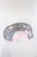 画像1: BABY,THE STARS SHINE BRIGHT / くみゃちゃんの Ribbon Ribbon C’est Bon Belle Journee柄うさくみゃケープ  クロ O-25-07-19-007-BA-ZA-IG-OS (1)