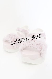 axes femme POETIQUE / チュールフリルスポサン S ピンク O-25-07-19-067-AX-SH-OW-ZT-K005