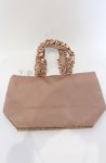 画像3: Maison de FLEUR / フリルハンドルトートバッグ  ピンクベージュ O-25-07-19-071-LO-BG-IG-ZTK024 (3)