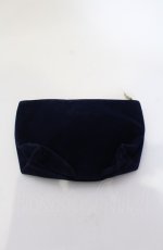 画像2: Scent Of Varo / ロゴマーク刺繍ポーチ  ネイビー O-25-07-19-075-LO-ZA-IG-ZT271 (2)