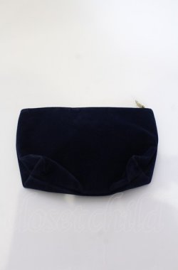 画像2: Scent Of Varo / ロゴマーク刺繍ポーチ  ネイビー O-25-07-19-075-LO-ZA-IG-OS