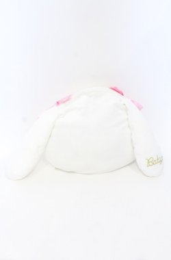 画像2: BABY,THE STARS SHINE BRIGHT / うさくみゃちゃんのもちもちクッション  シロ×ピンク O-25-07-19-001-BA-ZA-IG-OS