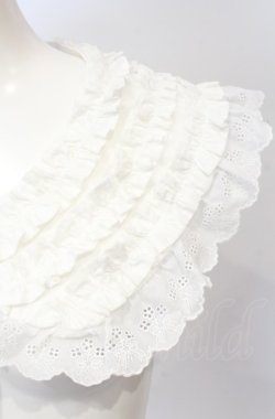 画像2: HEIHEI / フリルつけ襟  シロ O-25-07-19-088-PU-ZA-IG-OS