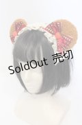 LOUIS LOVER（海外ロリィタ） / もこもこテディベアレース カチューシャ  ブラウン O-25-07-19-091-LO-AC-IG-OS