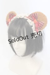 LOUIS LOVER（海外ロリィタ） / もこもこテディベアレース カチューシャ  ブラウン O-25-07-19-091-LO-AC-IG-OS