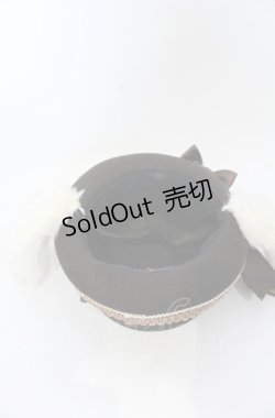 画像5: ALICE and the PIRATES / 時計うさぎのロップイヤーシルクハットII  ブラウン O-25-07-19-010-PA-AC-IG-ZT-K011