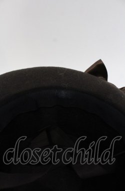 画像6: ALICE and the PIRATES / 時計うさぎのロップイヤーシルクハットII  ブラウン O-25-07-19-010-PA-AC-IG-ZT-K011