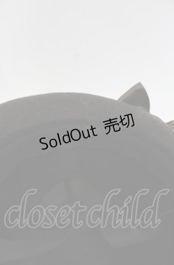 画像6: ALICE and the PIRATES / 時計うさぎのロップイヤーシルクハットII  ブラウン O-25-07-19-010-PA-AC-IG-ZT-K011