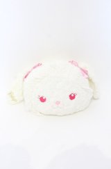 BABY,THE STARS SHINE BRIGHT / うさくみゃクッション  シロ×ピンク O-25-07-19-002-BA-ZA-IG-OS