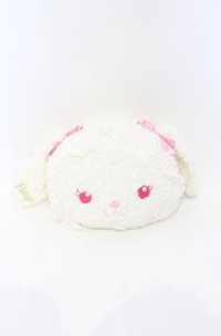 BABY,THE STARS SHINE BRIGHT / うさくみゃクッション  シロ×ピンク O-25-07-19-002-BA-ZA-IG-OS