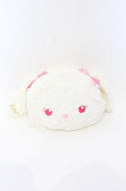 画像1: BABY,THE STARS SHINE BRIGHT / うさくみゃクッション  シロ×ピンク O-25-07-19-002-BA-ZA-IG-OS