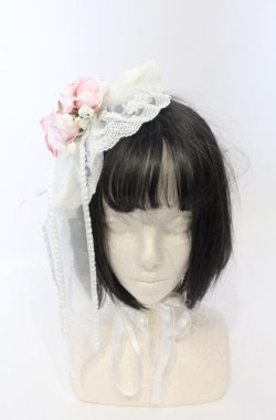 画像1: BABY,THE STARS SHINE BRIGHT / マイアの花の天使ヘッドドレス  オフ×ピンク O-25-07-19-018-BA-AC-IG-OS