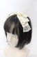 画像1: Angelic Pretty / Charlotte's Bearカチューシャ  アイボリー O-25-07-19-029-AP-AC-IG-OS (1)