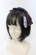 Angelic Pretty / Pretty Schoolカチューシャ  ネイビー O-25-07-19-030-AP-AC-IG-OS