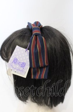 画像2: Angelic Pretty / Pretty Schoolカチューシャ  ネイビー O-25-07-19-030-AP-AC-IG-OS
