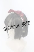 Innocent World / ミニバラレースカチューシャ  えんじ O-25-07-19-039-IW-AC-IG-OS