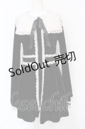 KILL STAR / スクエアカラーベロアワンピース M ブラック×ホワイト O-25-07-21-038-SL-OP-OW-OS