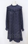 画像1: Fi.n.t / シルバーカトラリー柄ワンピース  ネイビー O-25-07-21-005-CA-OP-OW-ZT144 (1)