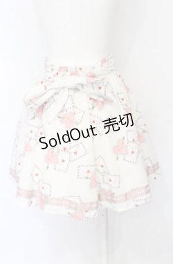 画像2: Ank Rouge / ラブレター柄スカート  シロ O-25-07-21-055-CA-SK-IG-OS