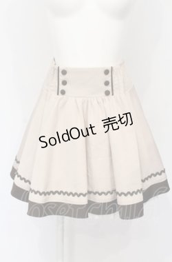 画像1: Ank Rouge / ダブルボタンミニスカート  ピンク×ブラウン O-25-07-21-056-CA-SK-IG-OS