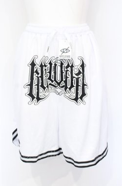画像1: KRY CLOTHING / 「BASK」ドライメッシュスポーツハーパン L ホワイト O-25-07-21-057-EL-PA-OW-OS