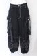 画像1: REFLEM / 2WAYワイドナイロンカーゴパンツ F ブラック O-25-07-21-059-PU-PA-OW-OS (1)