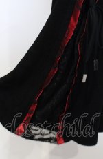 画像3: Qutie Frash / サイドレースアップフレアパンツ  ブラックｘレッド O-25-07-21-060-QU-TO-YM-ZT084 (3)