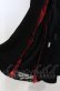 画像3: Qutie Frash / サイドレースアップフレアパンツ  ブラックｘレッド O-25-07-21-060-QU-TO-YM-OS (3)