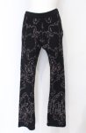 画像1: HYSTERIC GLAMOUR / FIRE BEAR柄ジャカード ニットパンツ  ブラック O-25-07-21-061-PU-PA-OW-ZT064 (1)