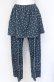 画像1: Candy Stripper / DRESSED UP FLOWER SKIRT PANTS　スカートパンツ 公式展開ブラック（緑みのある黒） F O-25-07-21-062-PU-PA-OW-OS (1)