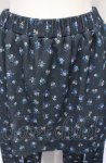画像2: Candy Stripper / DRESSED UP FLOWER SKIRT PANTS　スカートパンツ 公式展開ブラック（緑みのある黒） F O-25-07-21-062-PU-PA-OW-ZT396 (2)