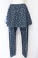 画像3: Candy Stripper / DRESSED UP FLOWER SKIRT PANTS　スカートパンツ 公式展開ブラック（緑みのある黒） F O-25-07-21-062-PU-PA-OW-OS (3)