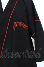 画像2: Grrr the Lipper / ≪赫夏≫甚平 F ブラック×レッド O-25-07-21-064-PU-TO-OW-ZT089 (2)