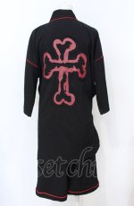画像4: Grrr the Lipper / ≪赫夏≫甚平 F ブラック×レッド O-25-07-21-064-PU-TO-OW-ZT089 (4)