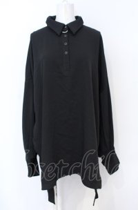 ililil / 下弦-blackshirt F ブラック O-25-07-21-065-PU-BL-OW-ZY