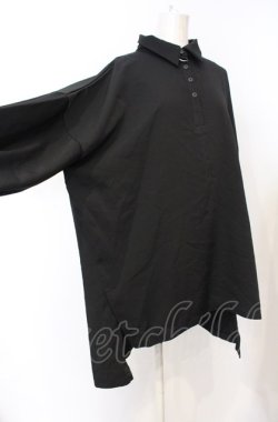 画像2: ililil / 下弦-blackshirt F ブラック O-25-07-21-065-PU-BL-OW-OS